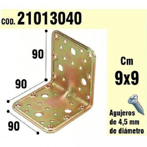 SOPORTE MAD. WOLFP. ANGULO 090X090X090 REFORZ. BIC
