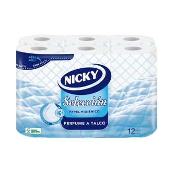 PAPEL HIGIENICO NICKY (12rollos)