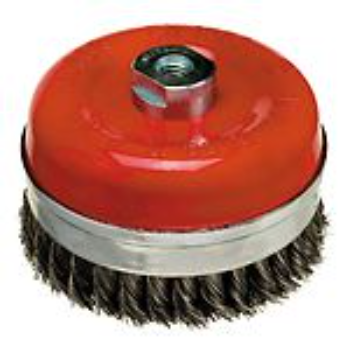 CEPILLO ALAMBRE PG TAZA RADIAL 065 mm. M-14 TRENZ.