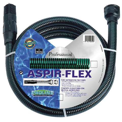 MANGUERA ASPIRAR FLEX + CONEC. (Rollo 4 m.)