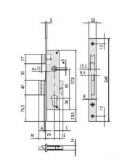 CERRADURA CISA EMB. 44610-25
