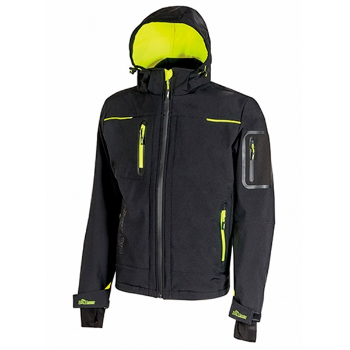 CHAQUETA U POWER SPACE BLACK CARBON T/2XL