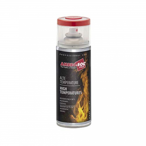 PINTURA SPRAY AMBROSOL ESML. A/TEM. NEGRO MTE. 400
