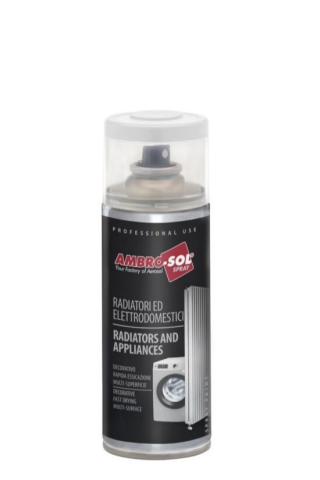 PINTURA SPRAY AMBROSOL ESM. RADIAD. RAL 9010 400ml