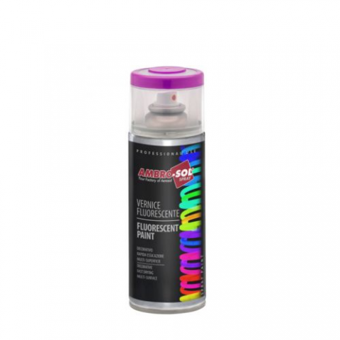 PINTURA SPRAY AMBROSOL ESMALTE FLUOR. NARAN. 400ml