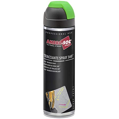 PINTURA SPRAY AMBROSOL TRAZ. AMAR. FLUOR. 500 ml.