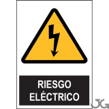 SEÑAL PE 29X21 RIESGO ELECTRICO