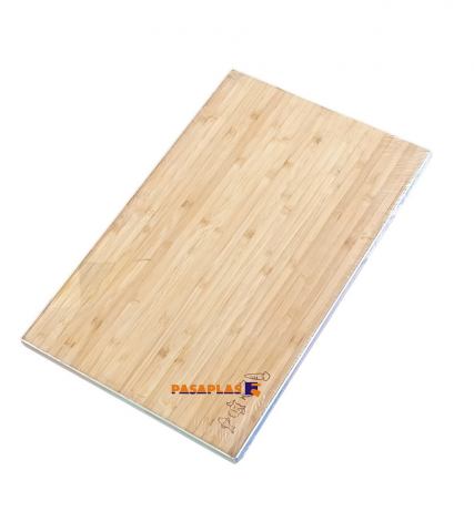 TABLA CORTAR PVC BAMBU 37X23 cm