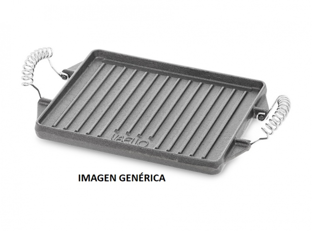 PLANCHA HIERRO FUNDIDO RECTANGULAR 27X21 cm.