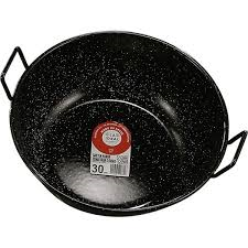 SARTEN HONDA ESMALT. DOS ASAS 36 cm. LA IDEAL