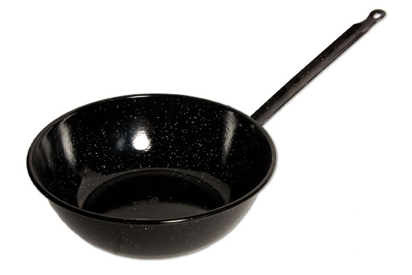 SARTEN HONDA ESMALT. C/MANGO 32 cm. GARCIMA