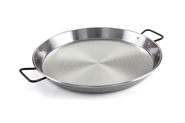 PAELLERA VALENCIANA PULIDA PATA NEGRA 70Cm.