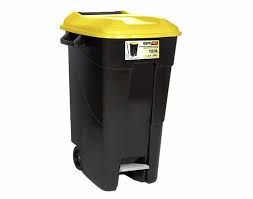 CUBO BASURA ECO TAYG 120 Lts. AMARILLO