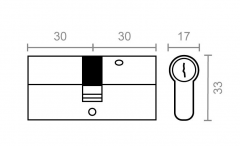 BOMBILLO SERRETA 060mm. 30-30 NIQUEL SAT AMIG