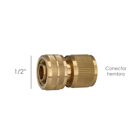 CONECTOR MANGUERA LATON AMIG 1/2