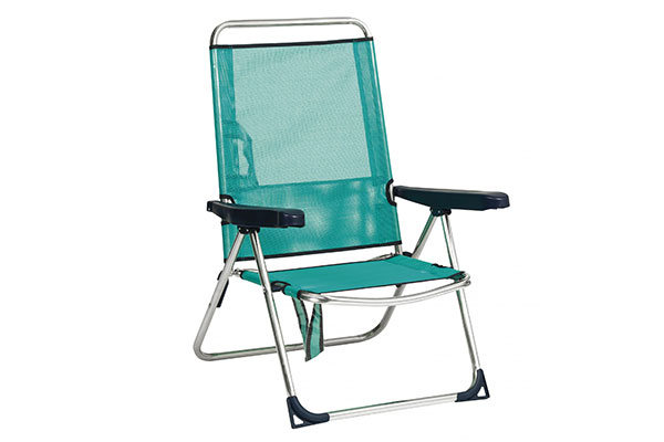 SILLA PLAYA ALTA R. BAJO ALUM. ALCO AZUL 672ALF30