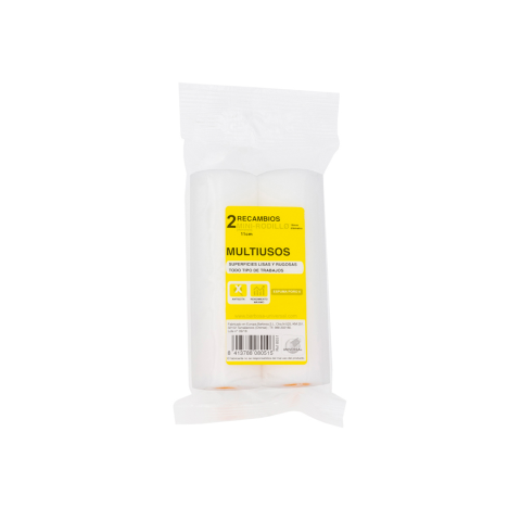 RECAMBIO RODILLO ESPUMA 11 CM UNIV. (PACK-2)