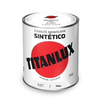 PINT. TITANLUX 750 ml. BLANCO MATE (Nuevo)