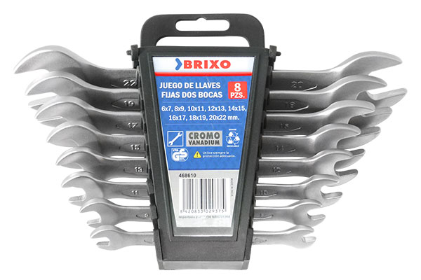 JGO. LLAVES FIJAS BRIXO 8 PZAS. 6-22