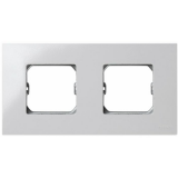 PLACA 2 ELEMENTOS SIMON 27 PLAY BLANCO