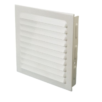 REJILLA GAS EMPOTRAR BLANCA 16X16