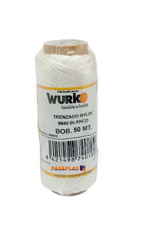 CUERDA ATIRANTAR BLANCO WURKO (Bobina 050m.)