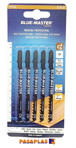 HOJA SIERRA CALAR BLUE MASTER P5504 MADERA (5p.)