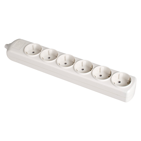 BASE ENCH. 6 TOMAS TL S/ INT. S/C 16A 250V SOLERA
