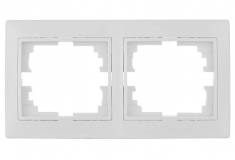 PLACA SOLERA EUROPA 2 EL. BLANCO