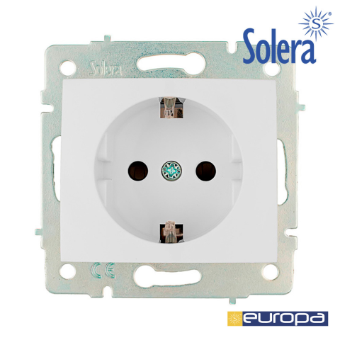 BASE ENCH. T.L. 16A. SOLERA EUROPA BLANCO