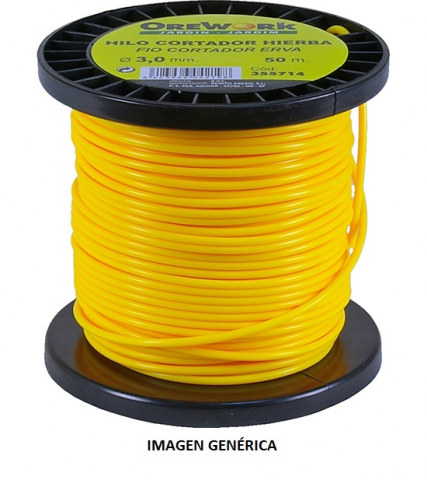 HILO NYLON DESBROZ. 3,0 mm, (Rollo 050m.) OREWORK