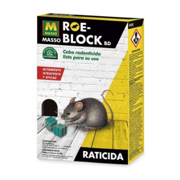 RATICIDA ROE-BLOCK BLOQUE 260GRS