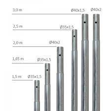 MASTIL ANTENA 35X2500X1.5mm.