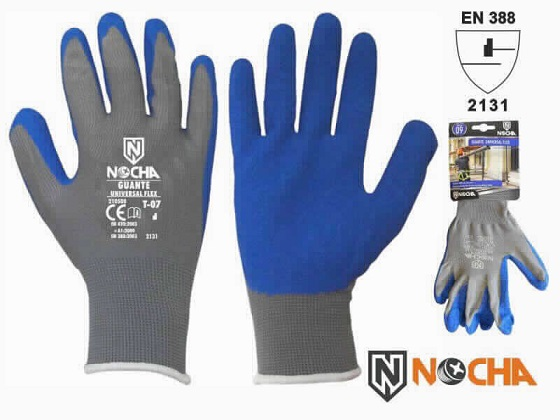 GUANTE LATEX BRESME UNIVERSAL FLEX T/09