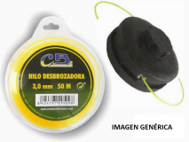 HILO NYLON DESBROZ. 2,0 mm. (Rollo 50 m.)