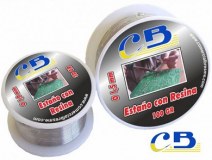 ESTAÑO RESINA 60%Sn-40%Pb CB 1,5 mm (Rollo 100gr.)