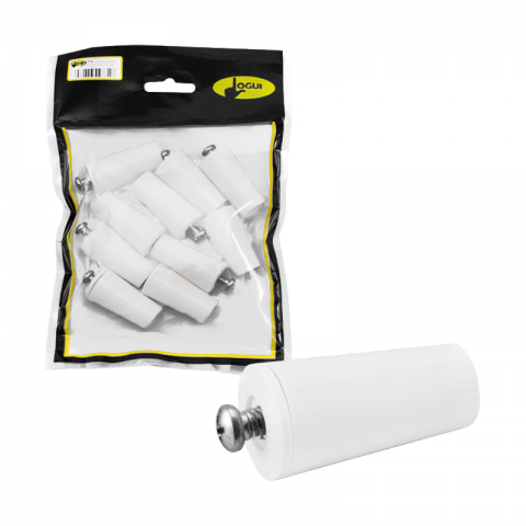 TOPE PERSIANA BLANCO C/TORNILLO
