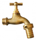 GRIFO LATON CON RACOR CURVO 3/4