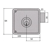 CERRADURA UCEM TABLA 4124 10 IZ