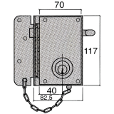 CERRADURA UCEM TABLA 4500 HE IZDA