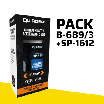 ADHESIVO CIANO BRIK-CEN B-689+ACEL. SP1612 (Kit)