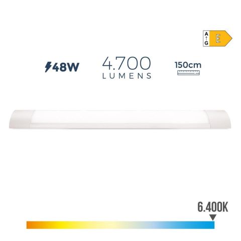 REGLETA LED 48W. 150 cm. EDM 4700 LUM. 31682