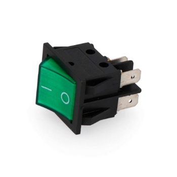 INTERR. EDM BIPOLAR 15A. 250V. VERDE EMPOTRABLE