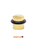 TOPE PUERTA M. GRIP 187 18 mm. PULIDO/NEGRO