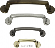 TIRADOR ASA M. GRIP 131 128 mm. LATON PULIDO