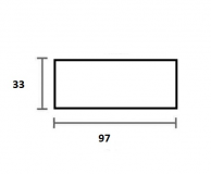 BOCALLAVE M. GRIP PLACA FLORENCIA 33X97
