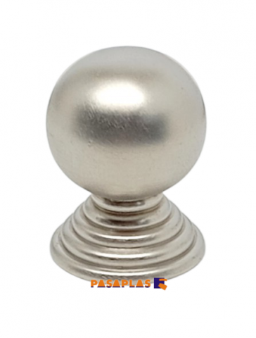 POMO M. GRIP 104 CROMO SATINADO 25 mm.