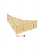 ESCUADRA CANTONERA M. GRIP 54X54X22 LATON PULIDO