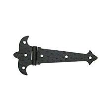 BISAGRA TORTAJADA REF. 02 MARTILLEADA NEGRO