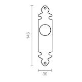 TIRADOR ARMARIO TORTAJADA REF. 30 ANTICUARIO